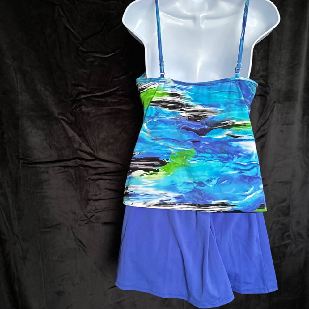 Caribbean Joe 2 piece swim suit, size 14 - Picture 5 of 5